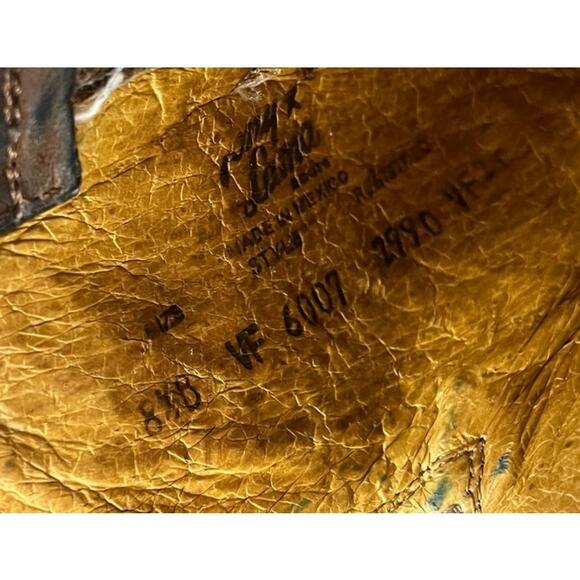 Women's Tony Lama Vaquero Leather Cowgirl Western Boot Size 8.5B Brown B27 - Picture 6 of 6